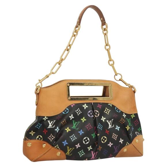 LOUIS VUITTON Monogram Multicolor Judy MM Bag Black M40256 - Picture 1 of 16